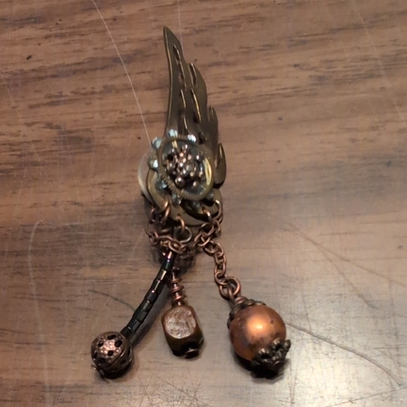Clockwork Angel Necklace And Earring Set - Picture 4 of 8